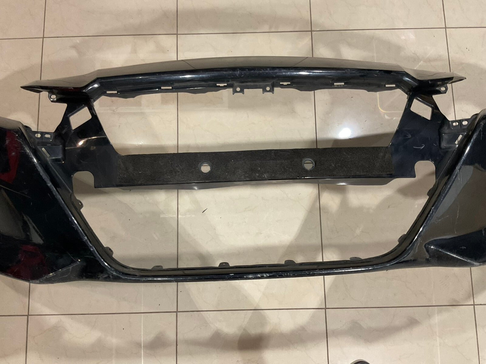 Front Bumper Cover Black 2019-2021 Nissan Altima 62022-6CA0H OEM