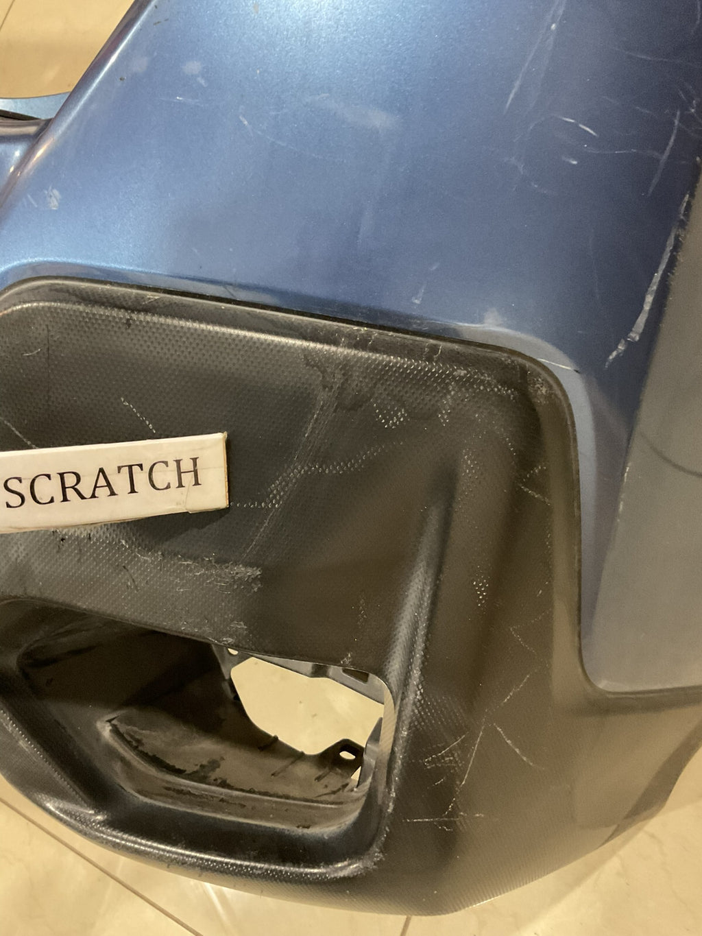 Rear Bumper Cover Blue Subaru CrossTrek 18 2019 57704FL250 OEM