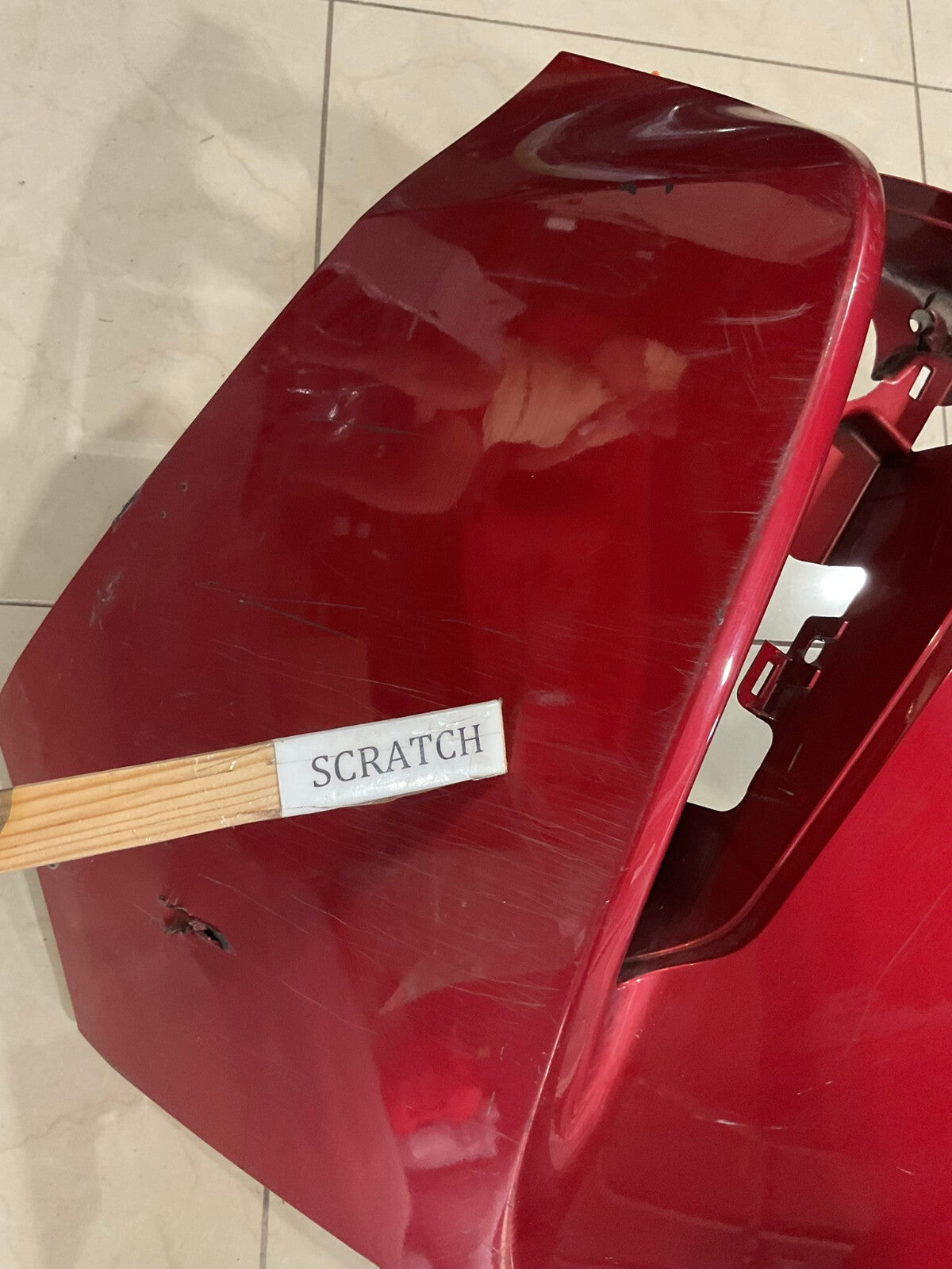 Rear Bumper Cover Red Toyota Prius Two Three Four 16-18 52159-47110 OEM