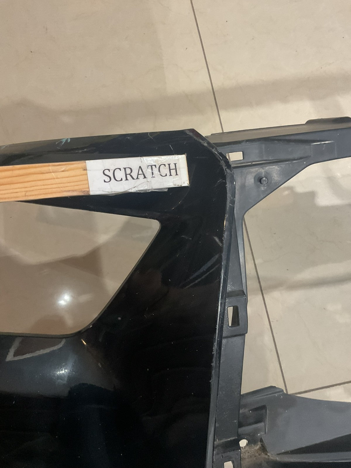 Front Upper Bumper Cover Black Infiniti QX80 2018-2023 62622+6gw0h OEM