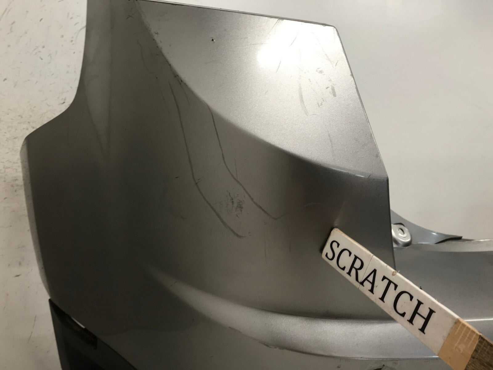 Rear Bumper Cover Silver 2011-2015 Lincoln MKX w/Sensor Holes 7A13-17F001-AB OEM
