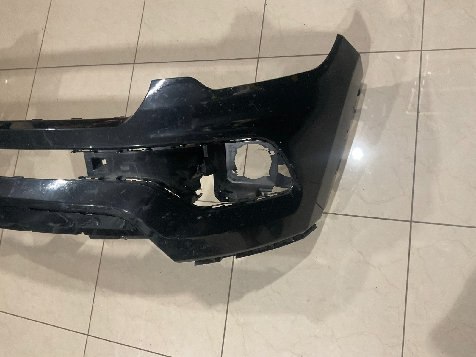 Front Bumper Cover Black 2022-2023 Jeep Compass n6wq70trmaa OEM