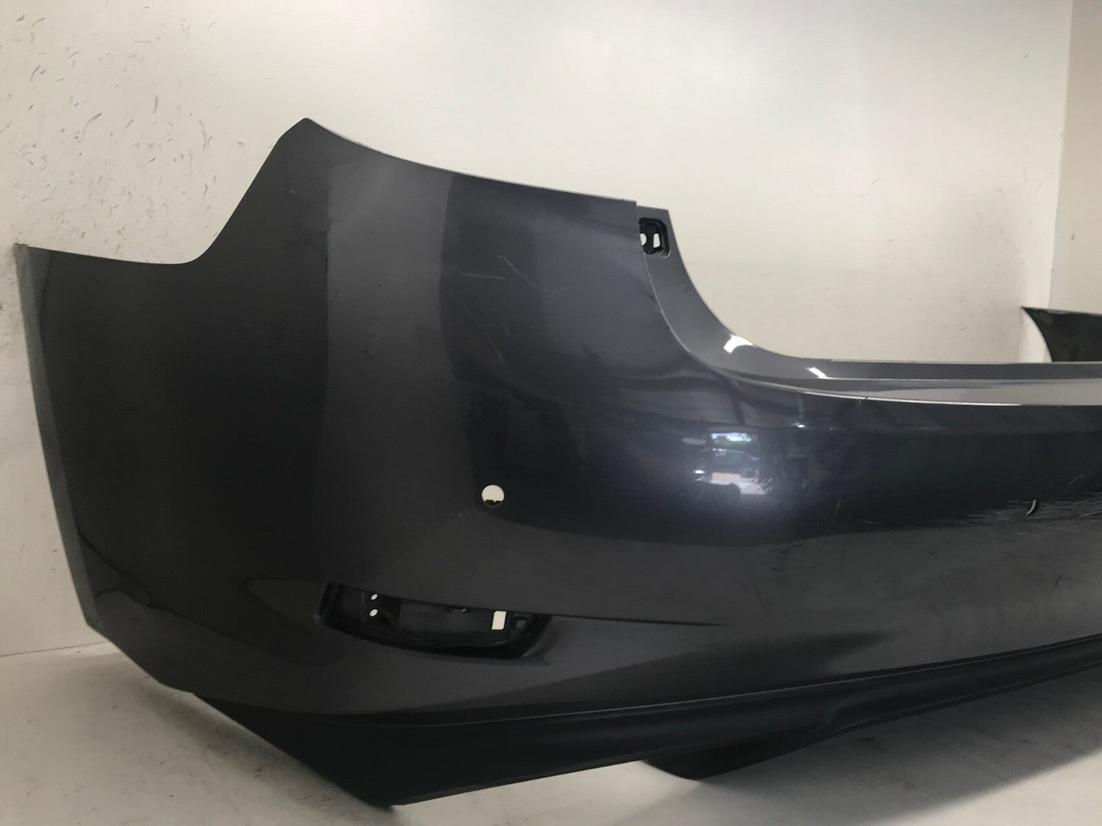 Rear Bumper Cover Lexus ES350 Base w/Sensor Holes Grey 16-2018 52159-06A50 OEM2
