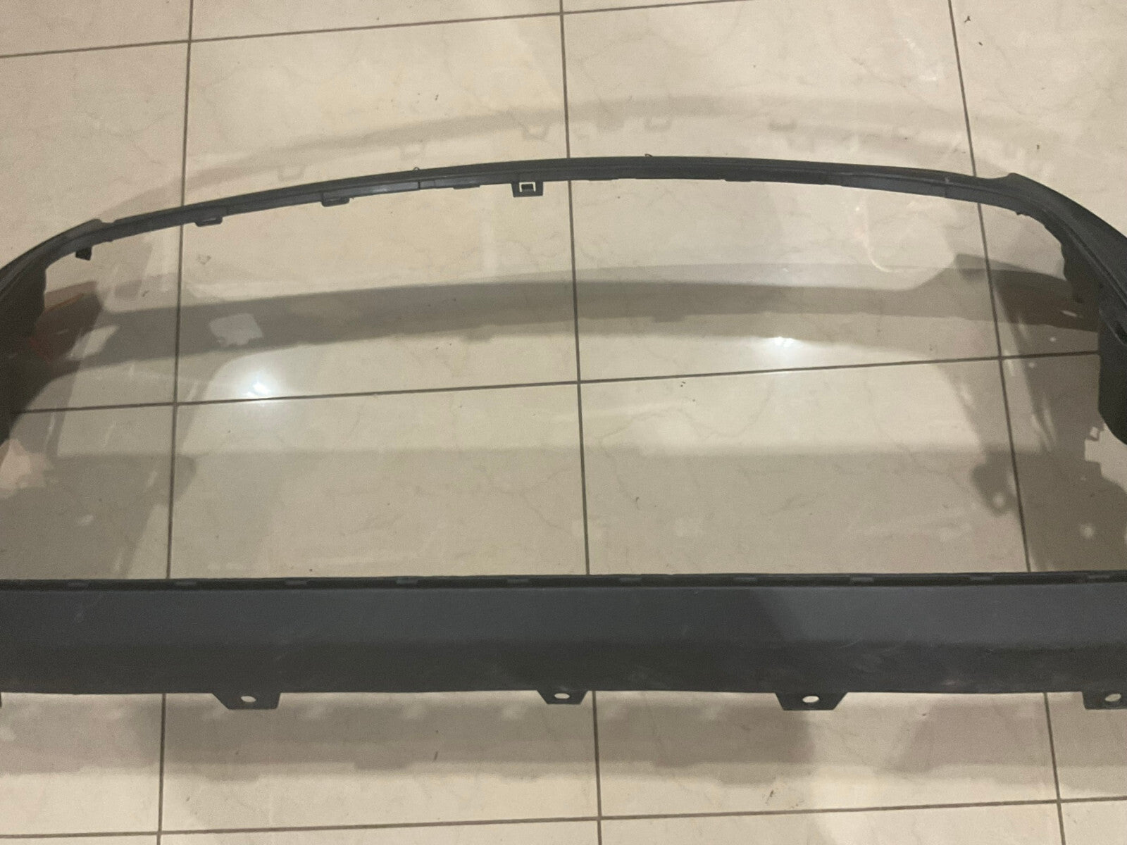 Front Bumper Cover Black Jeep OEM