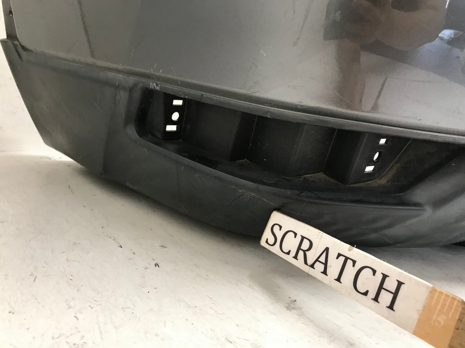 Rear Bumper Cover Gray Nissan Rogue S SL SV Hybrid 17 18 85022-6FL0H OEM