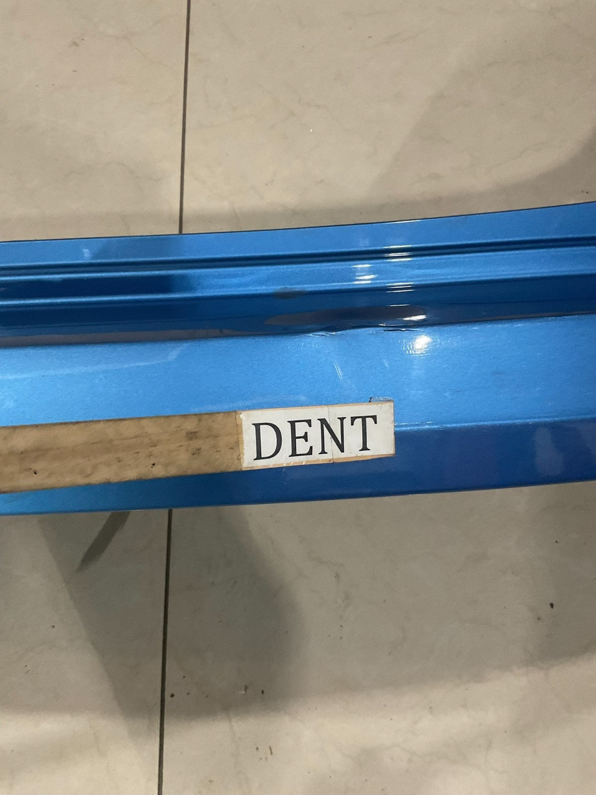 Rear Bumper Cover Blue Hyundai Tucson ECO/Limtd/SE/Sport 16-17 86611+d3000 OEM