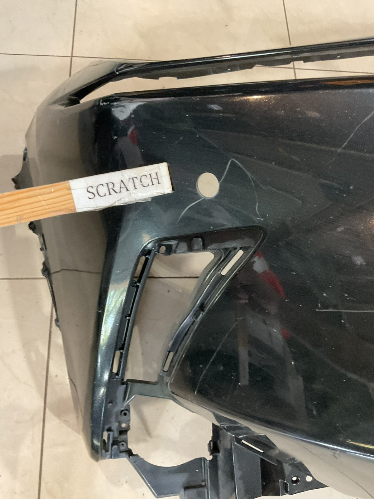 Front Bumper Cover Black 2018 2019 2020 2021 Lexus NX300 NX200T 52119+78290 OEM