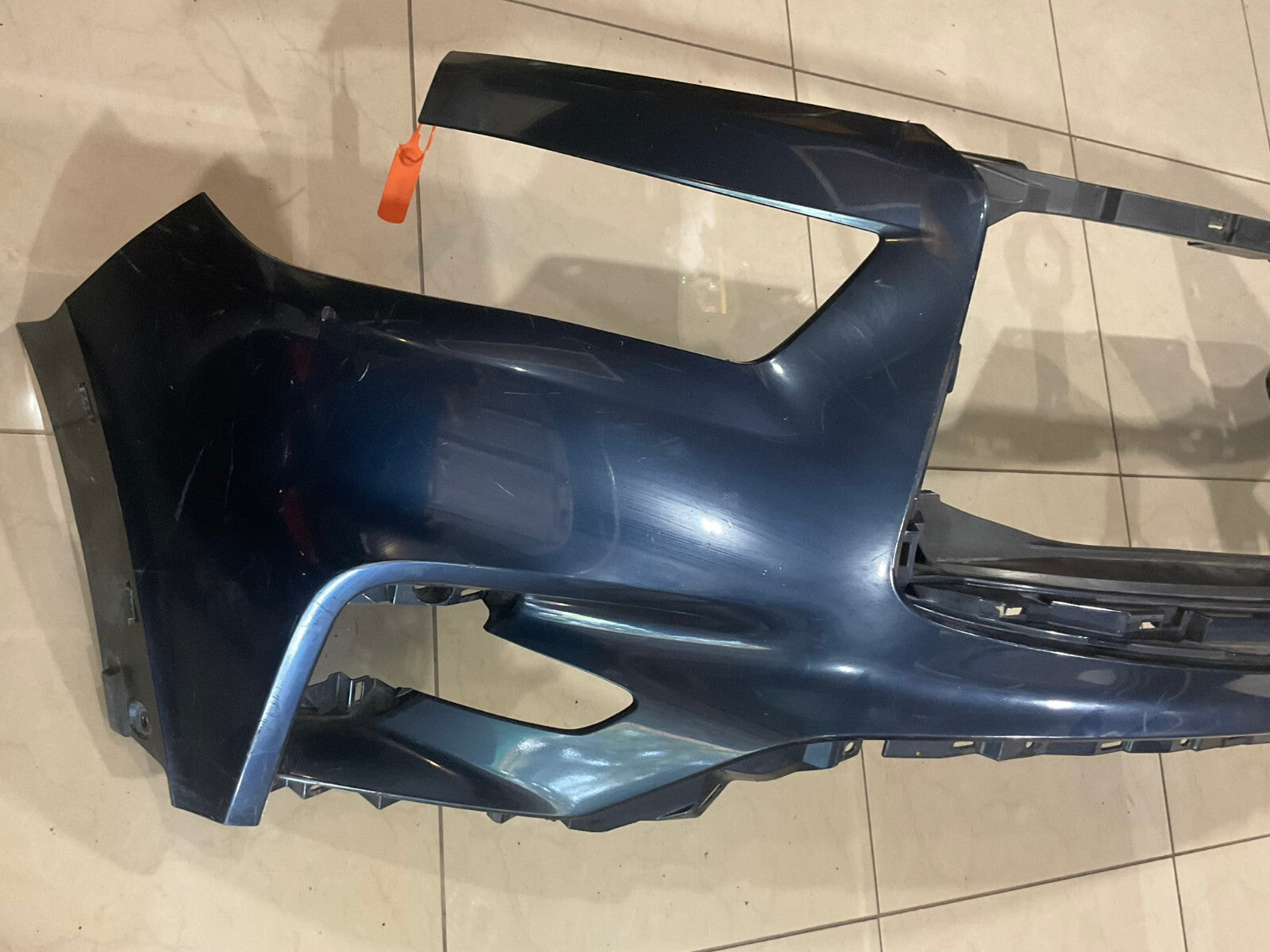 Front Bumper Cover Blue 2017-2020 Infiniti QX80 62022-6GW0H OEM