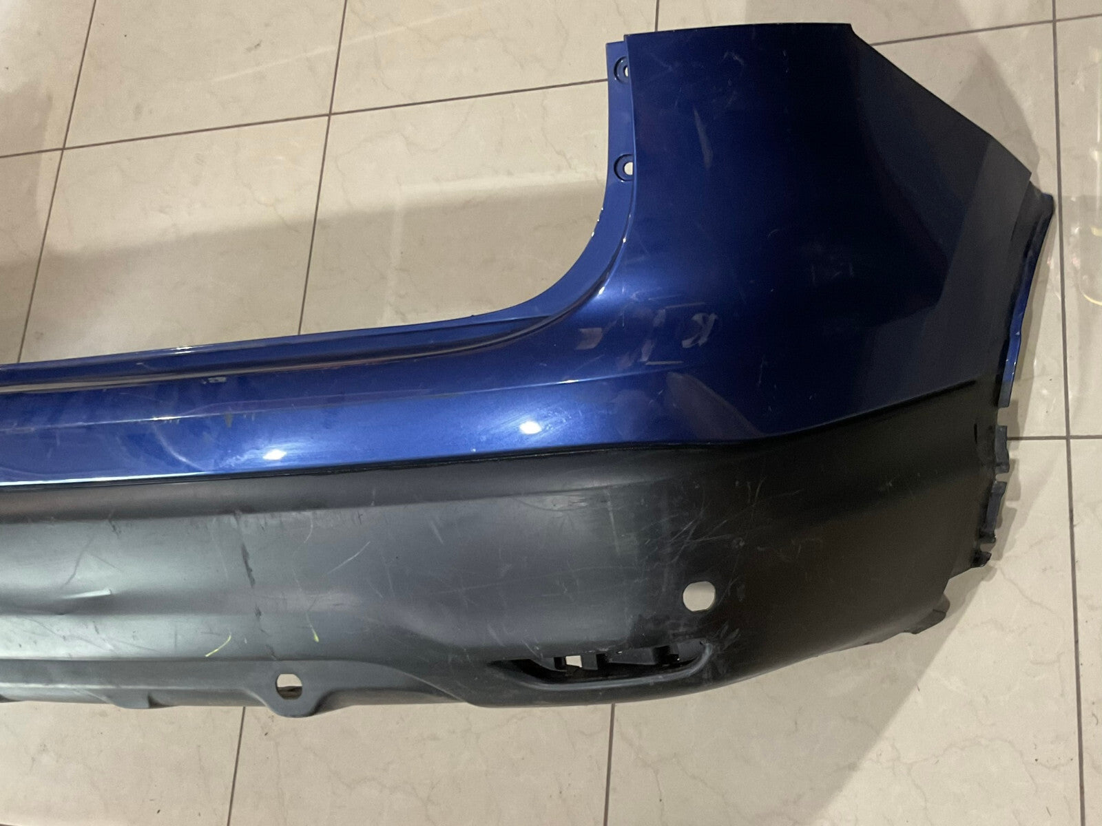 Rear Bumper Cover Blue Nissan Rogue Sport S/SL/SV 2017-2019 85022-6MA0H OEM