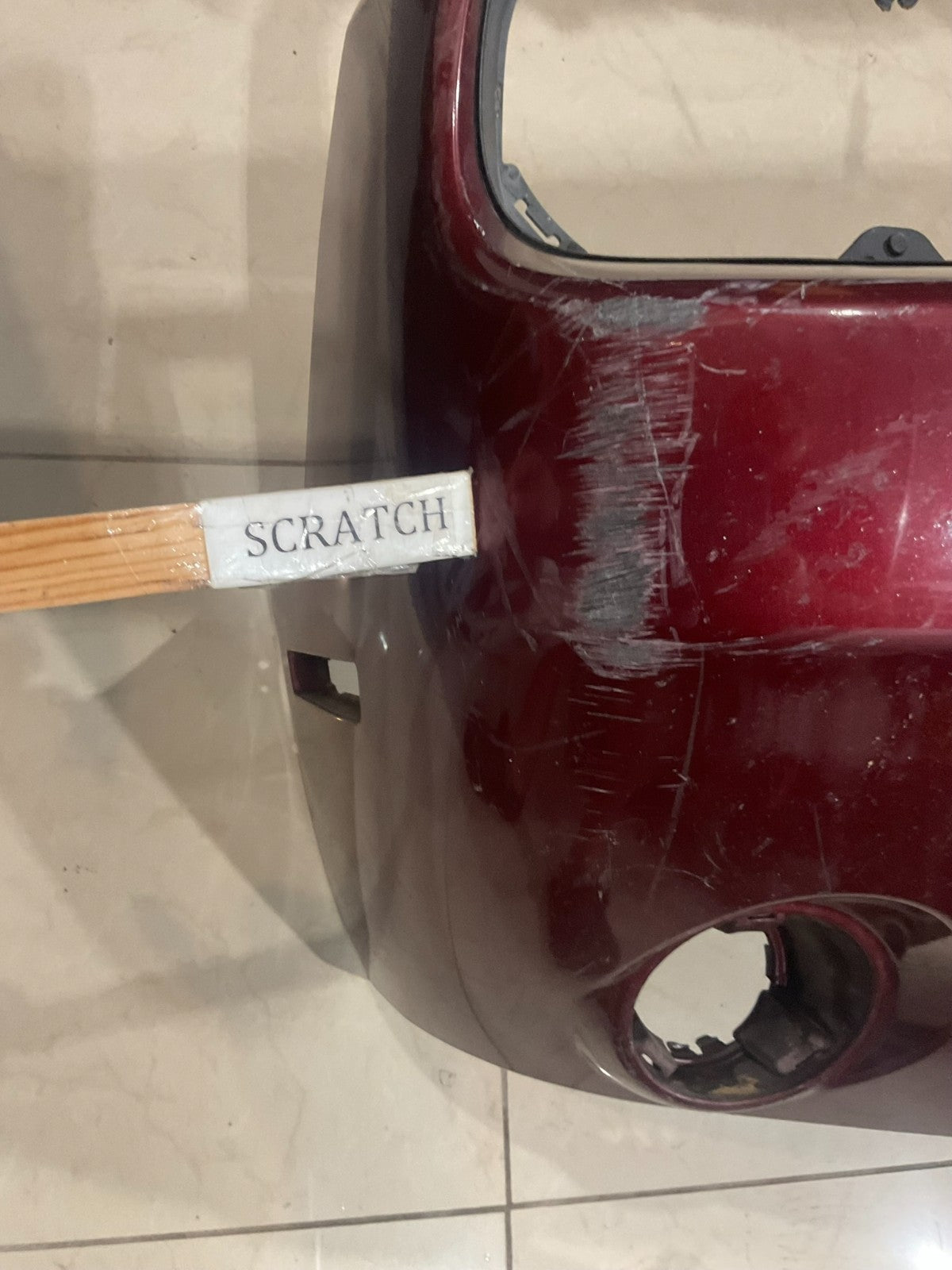 Front Bumper Cover Red 2015-2023 Dodge Challenger CAPA
