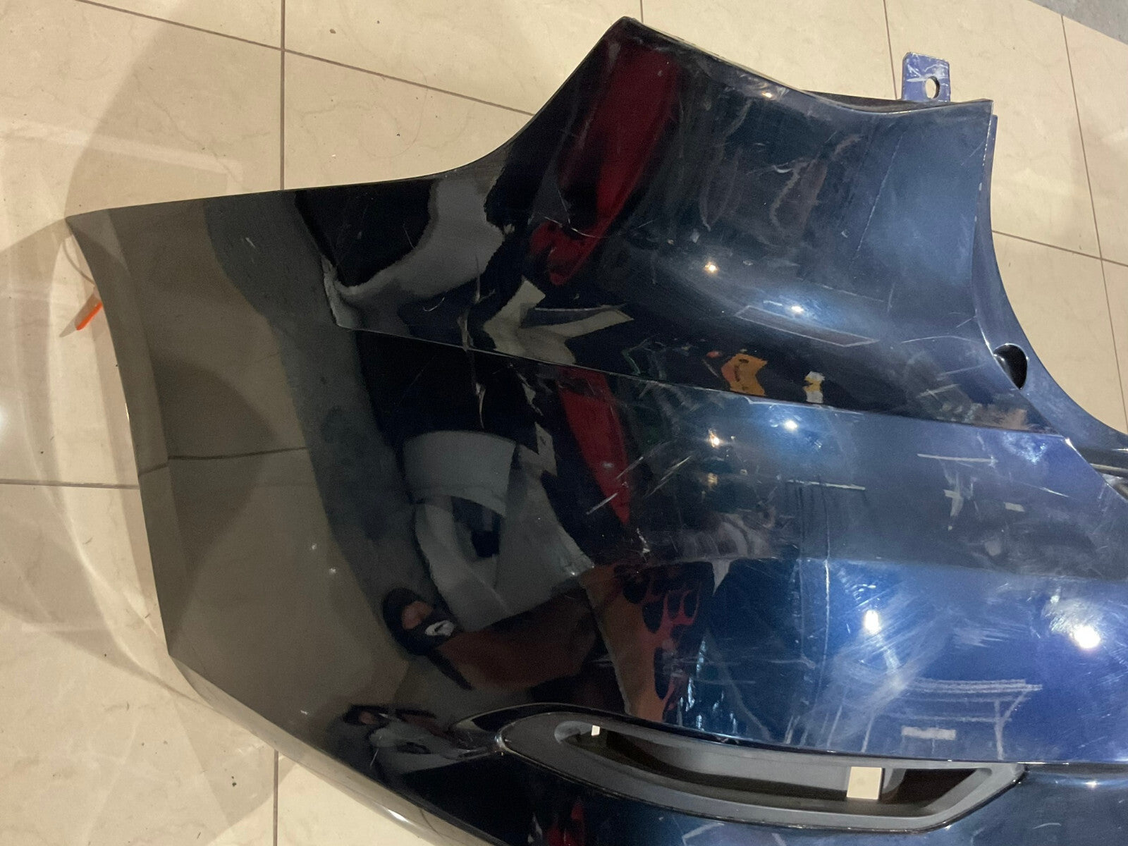 Rear Bumper Cover Blue 2016 2017 2018 Infiniti QX60 CAPA