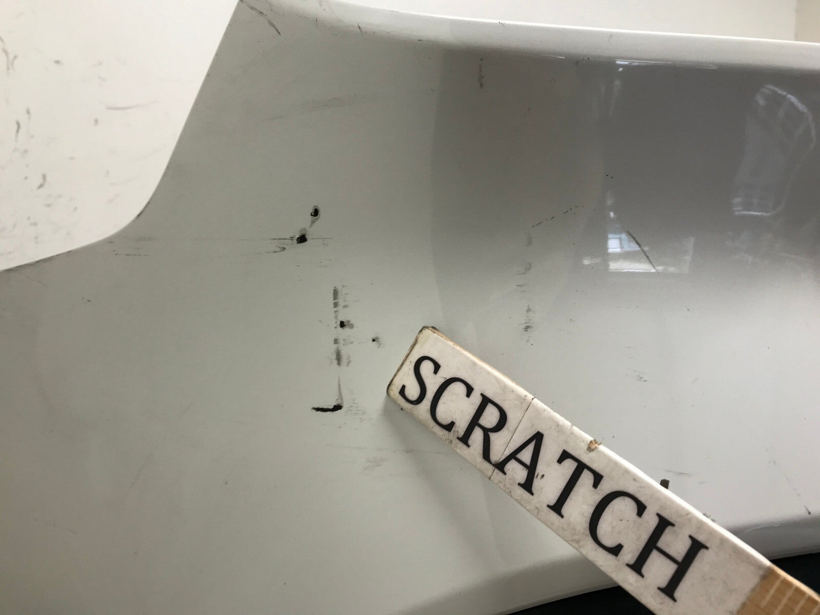 Rear Bumper Cover Subaru Outback w/Sensor Holes White 2020 57704AN31A OEM4