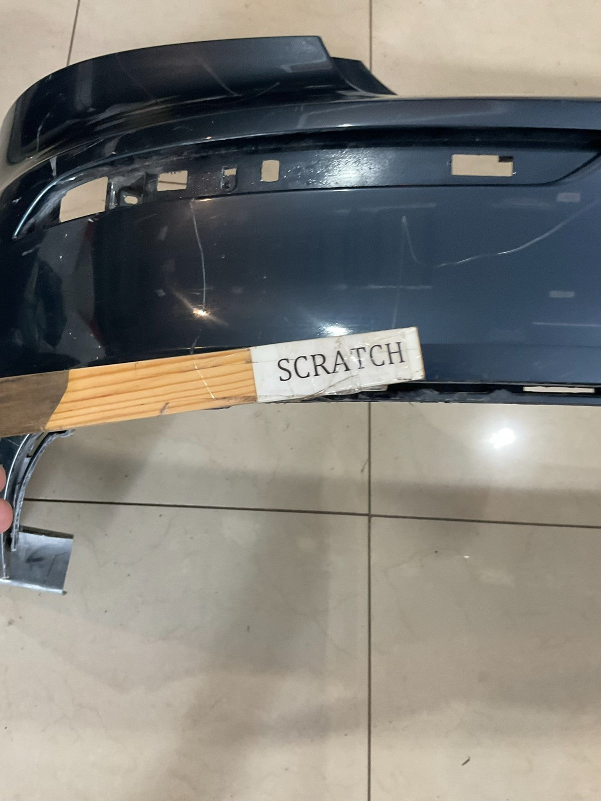 Rear Bumper Cover Blue 19-20 Volvo S60 CAPA
