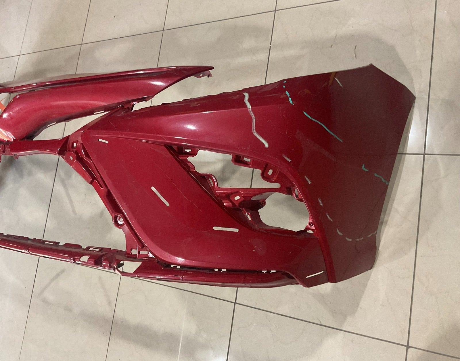 Front Bumper Cover Red Toyota Camry SE XSE 2018 2019 52119+06e20 OEM