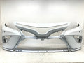 Front Bumper Cover White Toyota Camry 2017 2018 CAPA