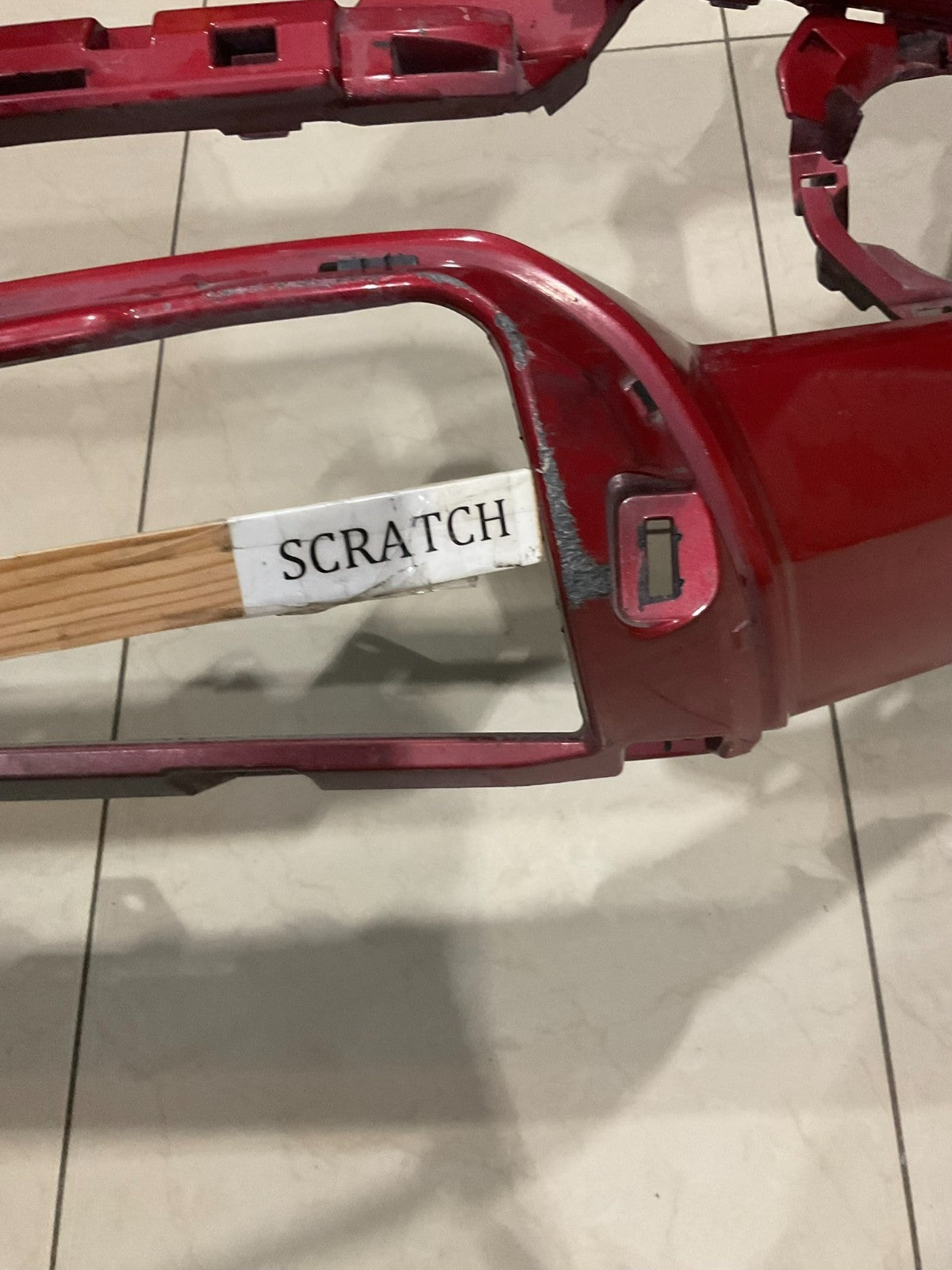 Front Bumper Cover Red Toyota Tacoma SR SR5 Limited 2016-2019 52119+04240 OEM