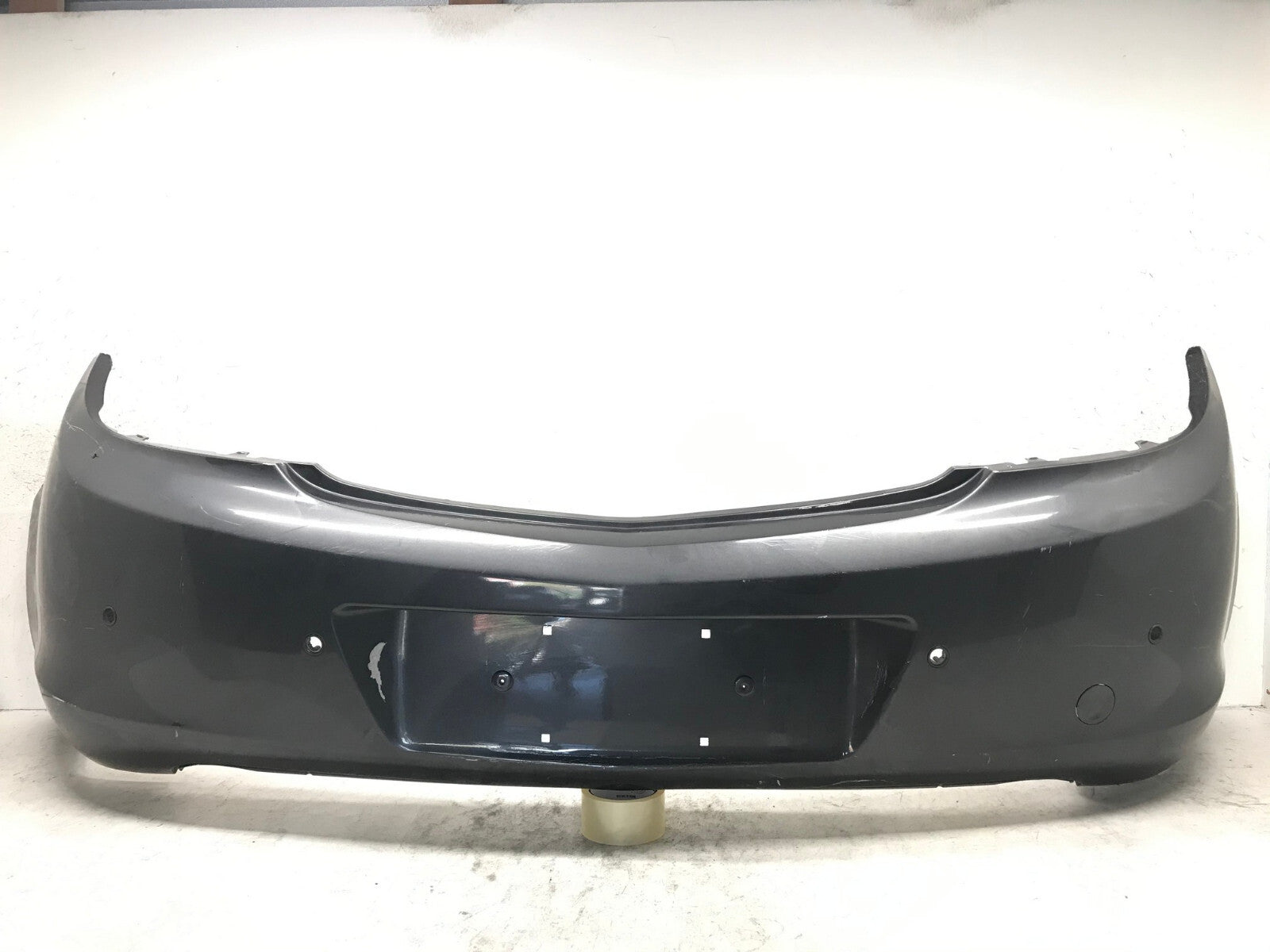 Rear Bumper LOCAL Gray Opel Insignia A 2008-2017 w/Sensor Holes 3850545 OEM