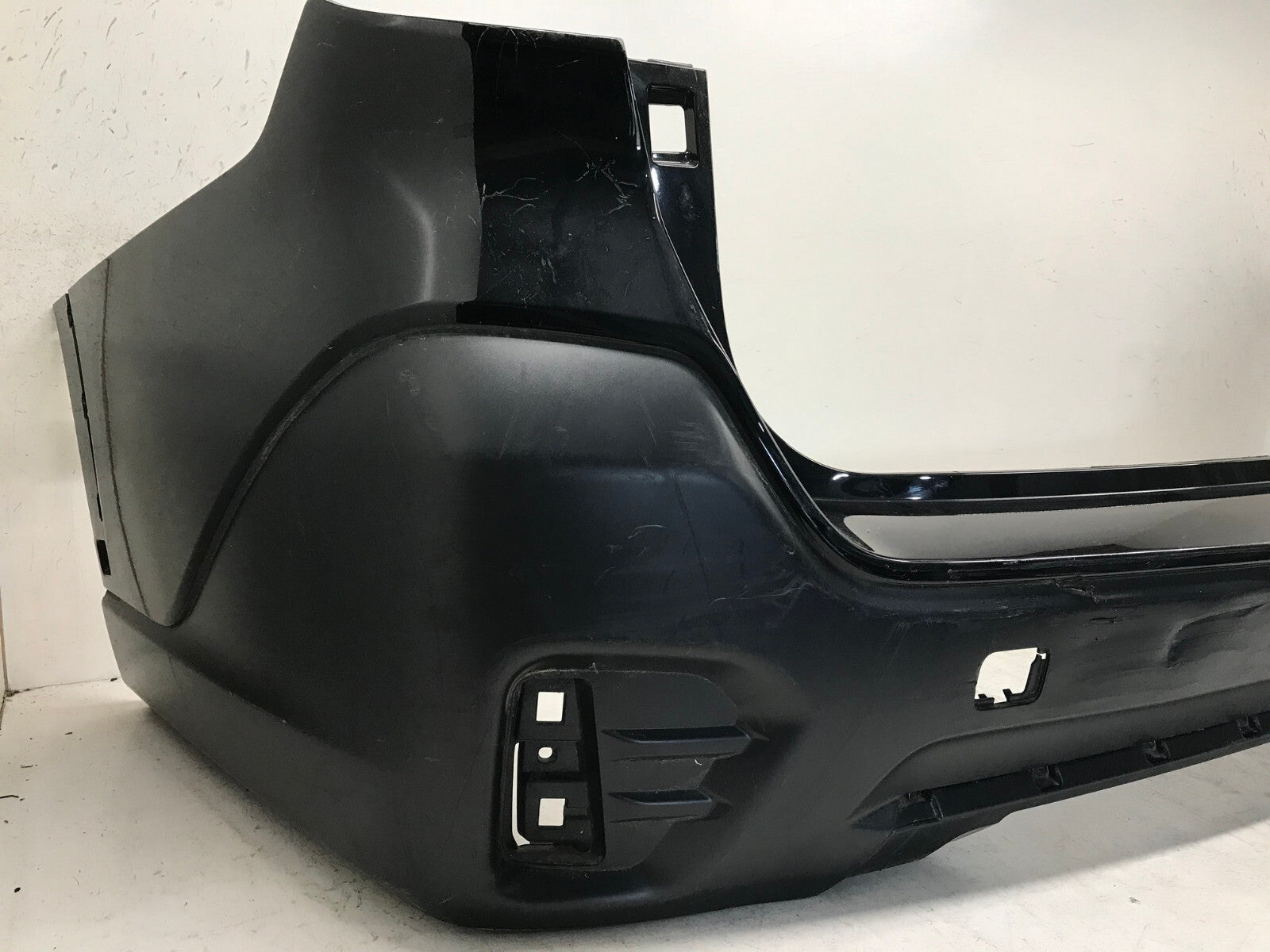 Rear Bumper Cover Subaru Outback w/Sensor Holes Black 2020 57704AN31A OEM3