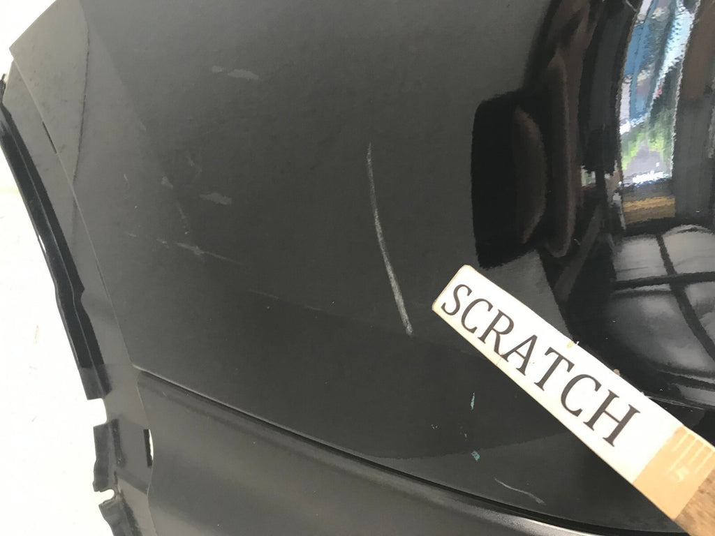 Rear Bumper Cover Black Nissan Rogue Sport S SL SV 2017 2018 w/Sensor Holes OEM