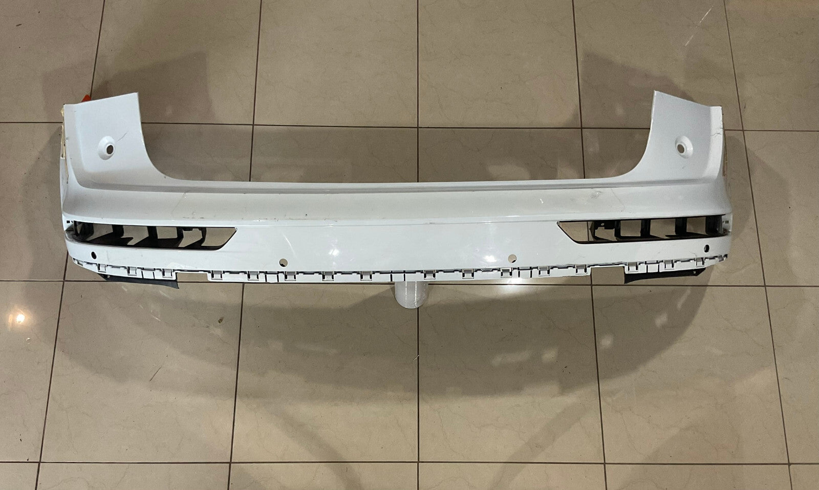 Rear Bumper Cover White 2018 2019 2020 Audi Q5 S Line SQ5 80A+807+385+F OEM