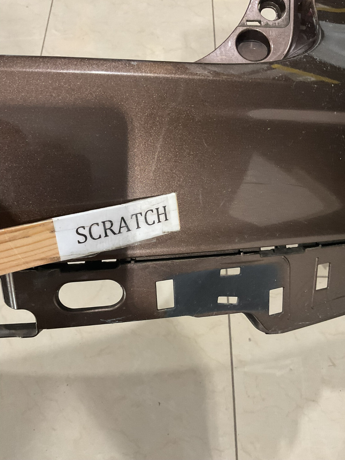 Rear Bumper Cover Brown Acura MDX 2017 2019 71501+TZ5+A000 OEM
