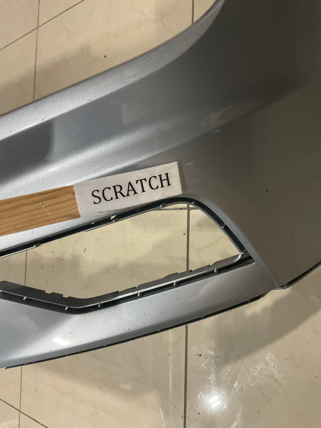 Front Bumper Cover Silver 2018-2021 Volkswagen Tiguan 5NN+807+221 OEM
