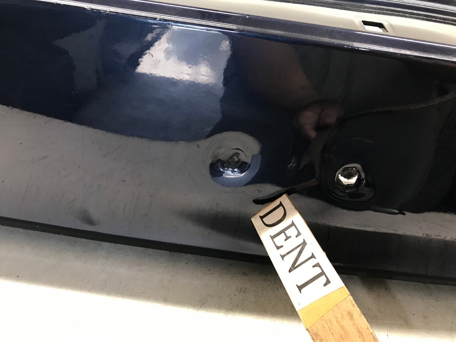 Rear Bumper Cover Blue 2018-2020 Honda Odyssey EX/EX-L/LX w/Sensor Holes OEM