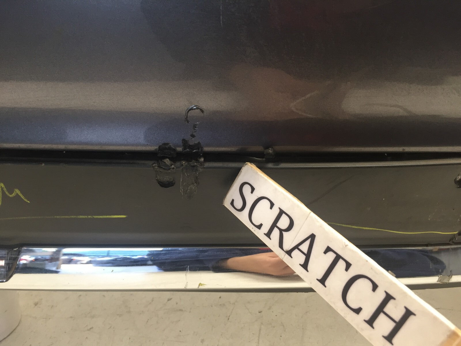 Rear Bumper Cover Acura MDX Base SH AWD w/Sensor Holes 14-16 71501-TZ5-A000 OEM