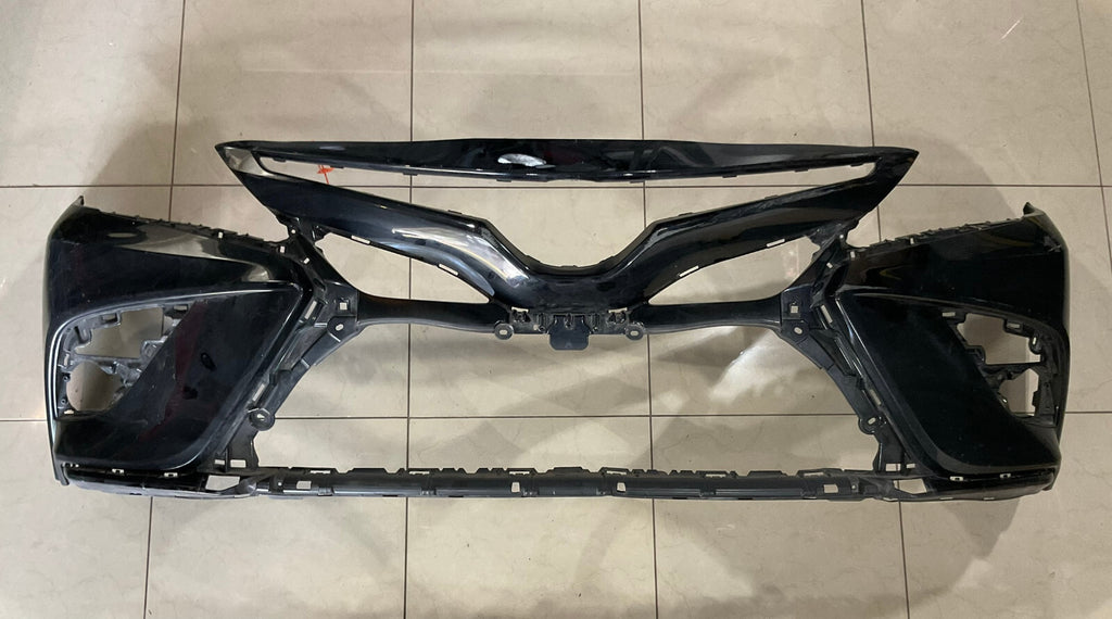 Front Bumper Cover Black 2021-2023 Toyota Camry SE/XSE/Hybrid SE 52119-06E20 OEM