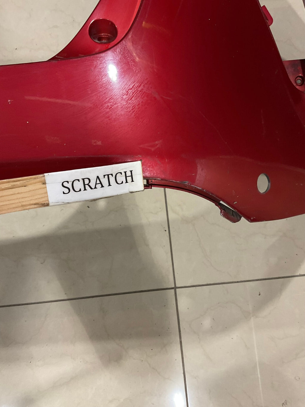 Rear Bumper Cover Red Toyota Prius Two Three Four 16-18 52159-47110 OEM