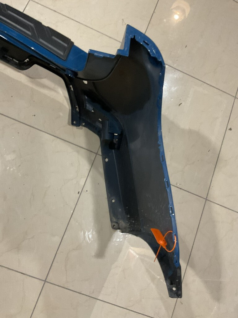 Rear Bumper Cover Blue Subaru Forester Sport Touring 19 2020 W/Sensor Holes OEM