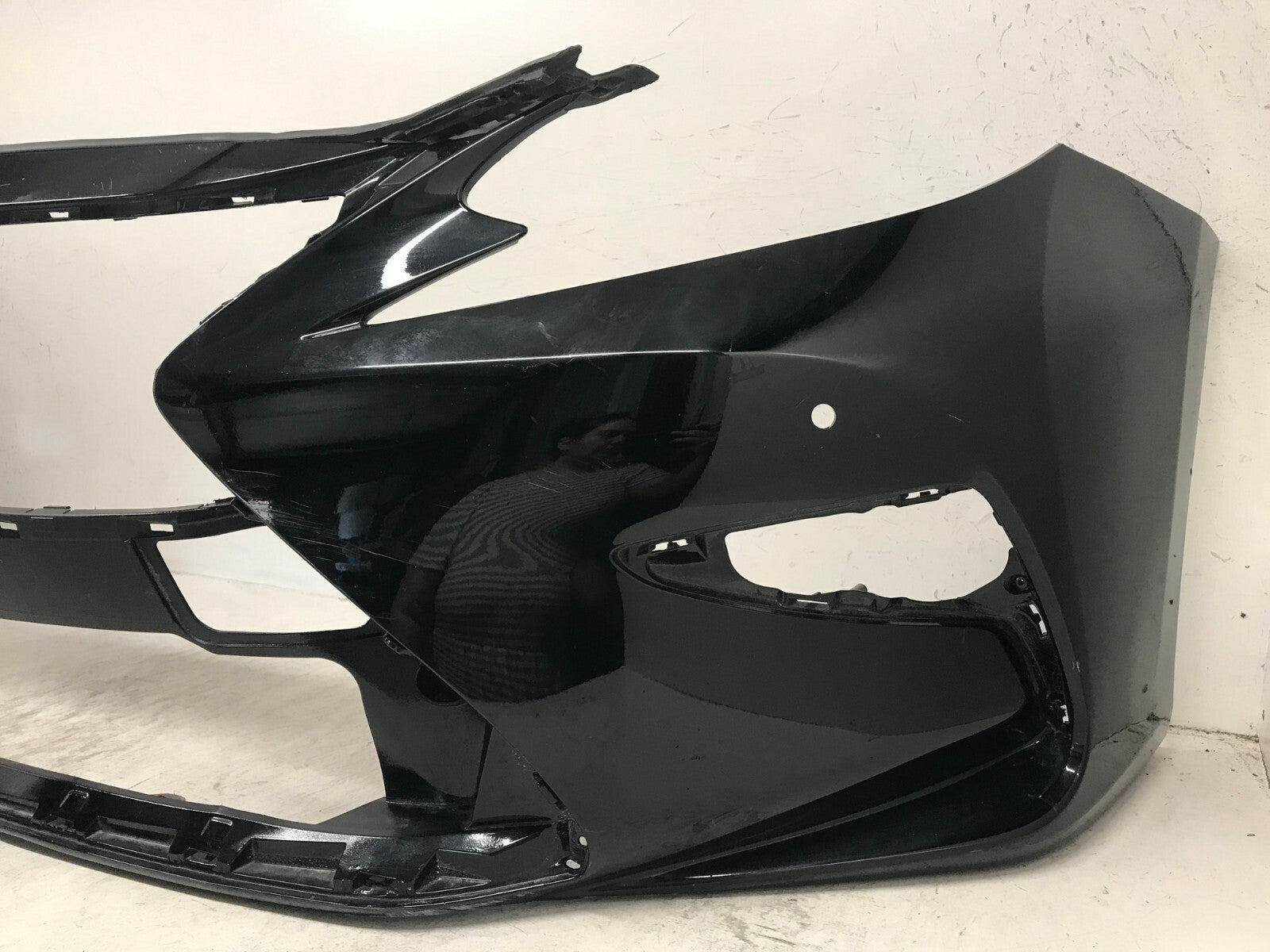 Front Bumper Cover Black Lexus ES350/ES300h Base 16-18 92238776 OEM