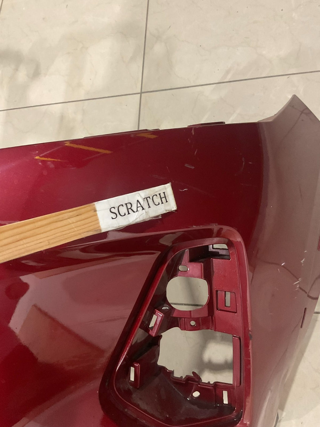 Front Bumper Cover Red 2021 2022 Nissan Kicks S/SV/SR 62022+5r00h OEM