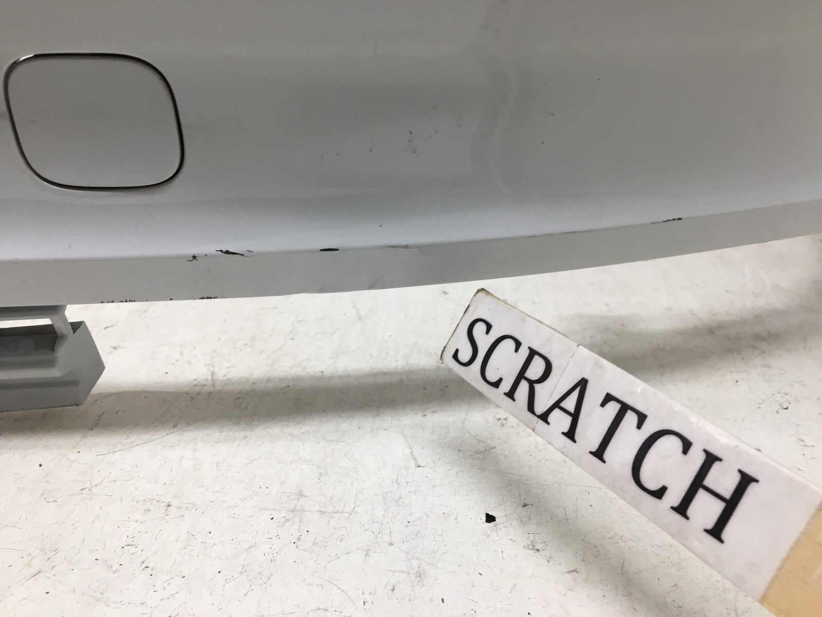 Rear Lower Bumper Cover Audi Q7 Premium Plus Prestige w/Sensor Holes 2017 OEM