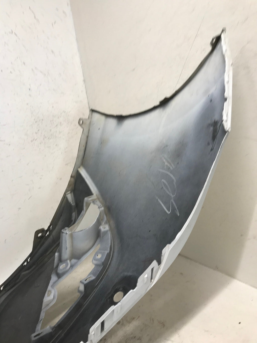 Front Bumper Cover White 21-22 Toyota Camry SE/XSE/Hybrid SE w/Sensor Holes OEM