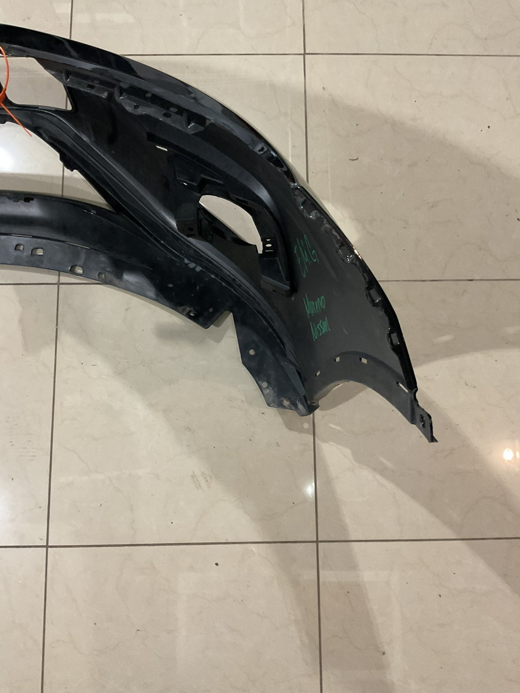 Front Bumper Cover Black 2015-2018 Nissan Murano CAPA