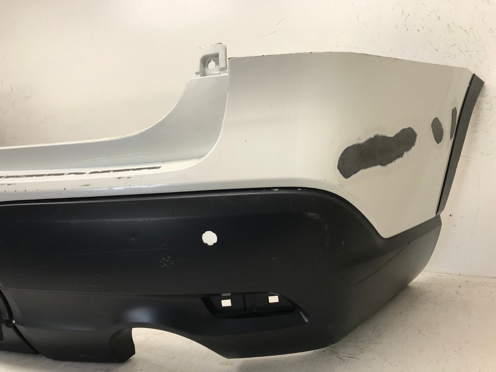 Rear Bumper Cover Subaru Ascent w/Sensor Holes White 2019 57704XC01A OEM2