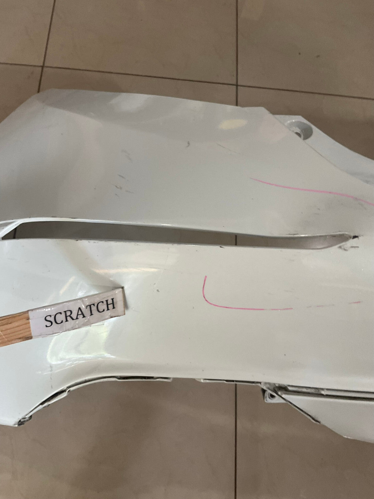 Rear Bumper Cover White Honda Accourd 2019 2018  71501TVAA000 OEM