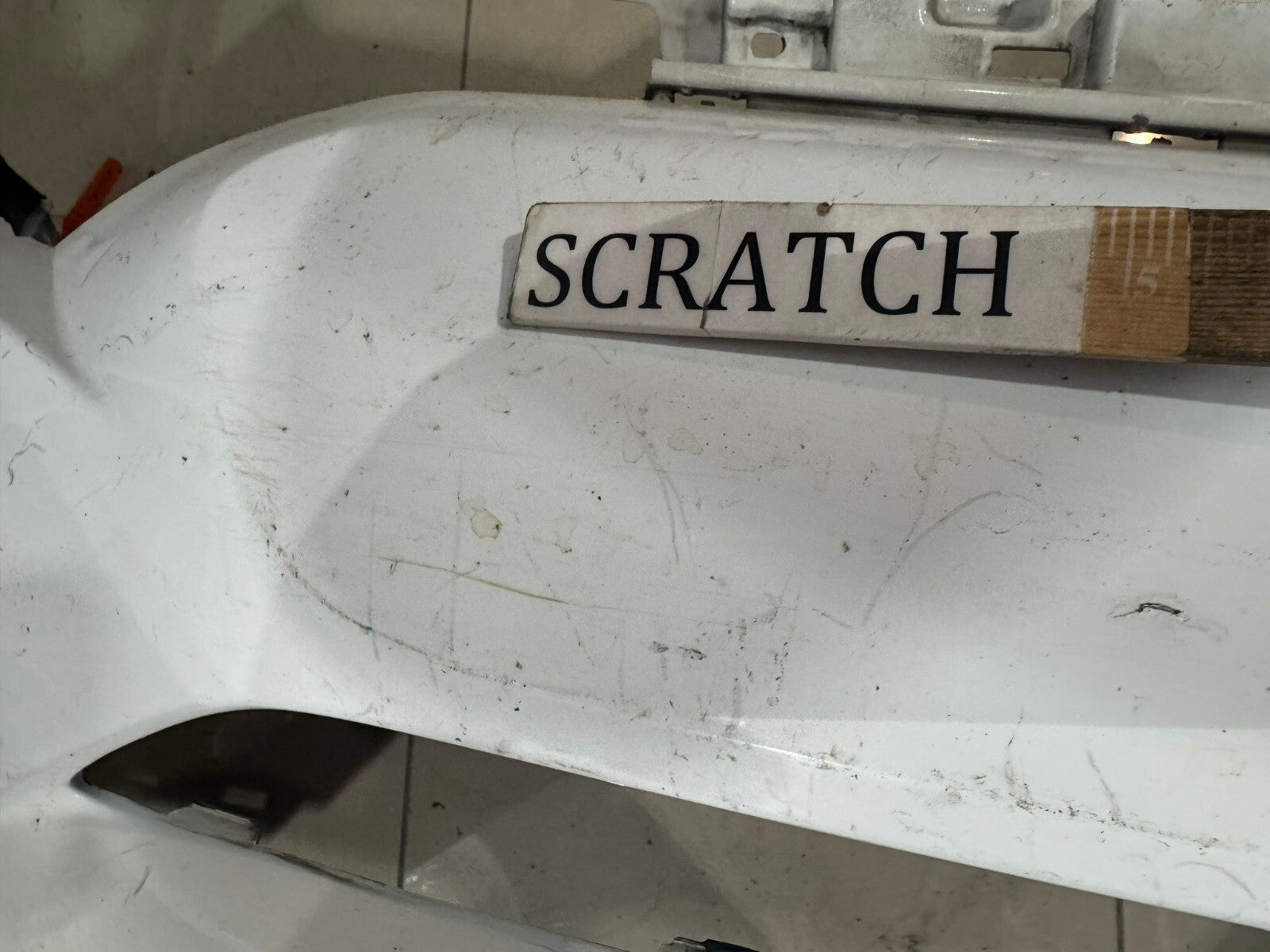 Front Bumper Cover White Toyota RAV4 Hybrid Limited LE 2016-2018 52119-OR150 OEM