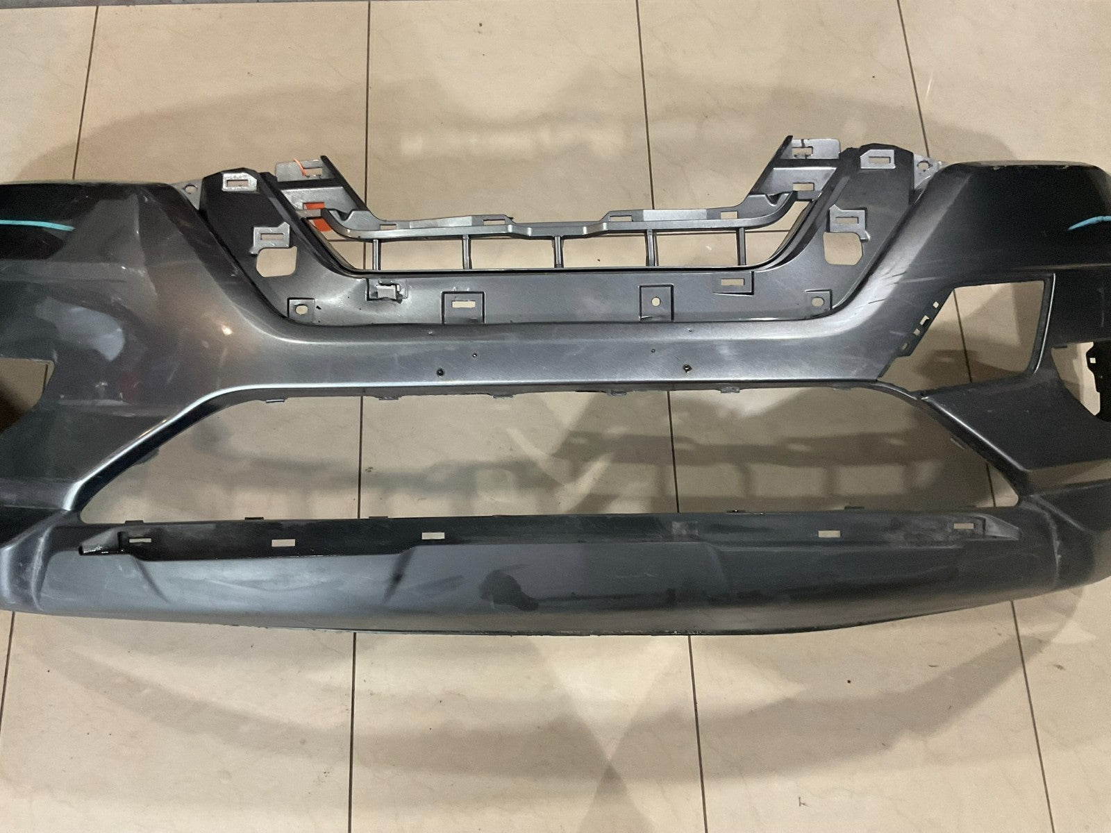 Front Bumper Cover Grey Nissan Rogue S SL SV SV Hybrd 17-19 62022+6fl0h OEM