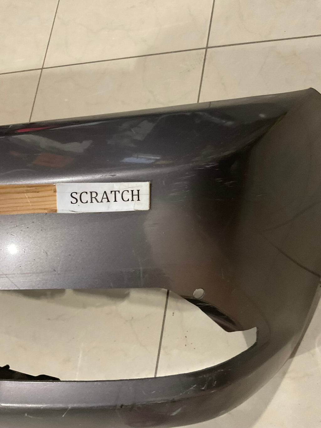 Front Bumper Cover Grey Honda Civic 2012 2013 71101-TR0-ZZ00 OEM