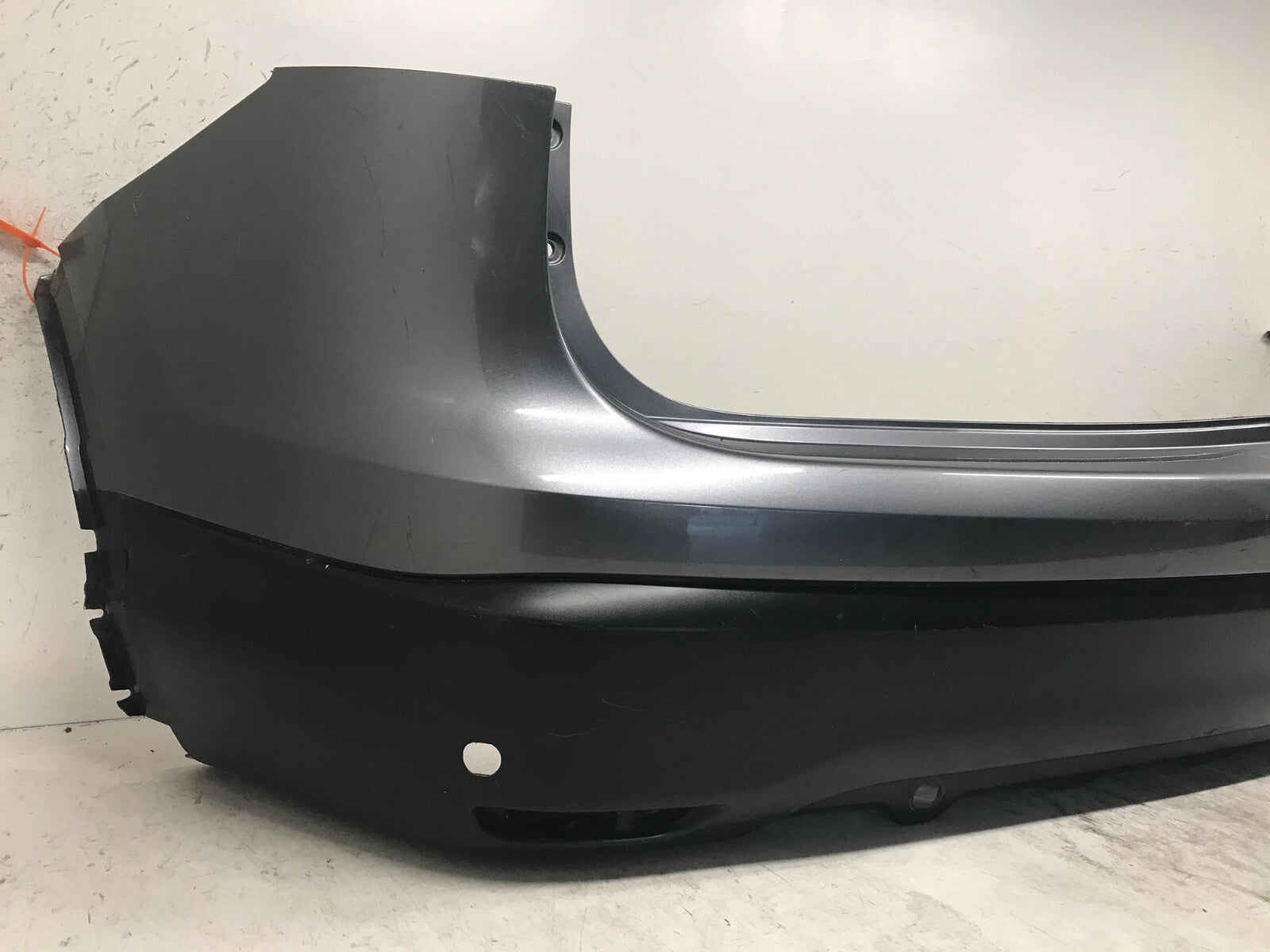 Rear Bumper Cover Gray Nissan Rogue Sport S SL SV w/Sensor Holes 85022-6MA0H OEM