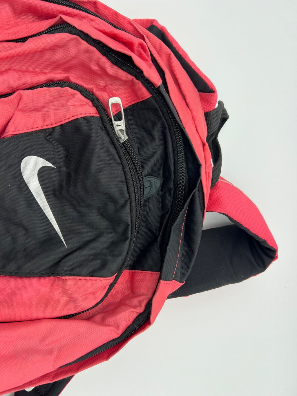 Nike Backpack Black and Pink 3 Zipper Pocket