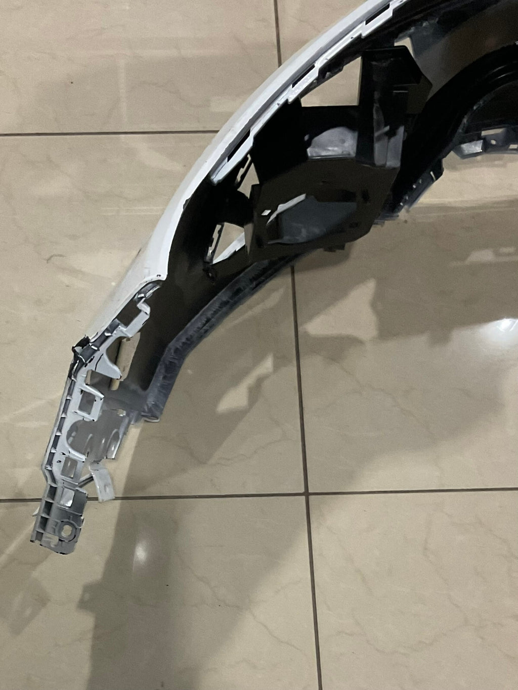 Front Bumper Cover White 2022-2023 Jeep Compass 6WQ70TRMA OEM