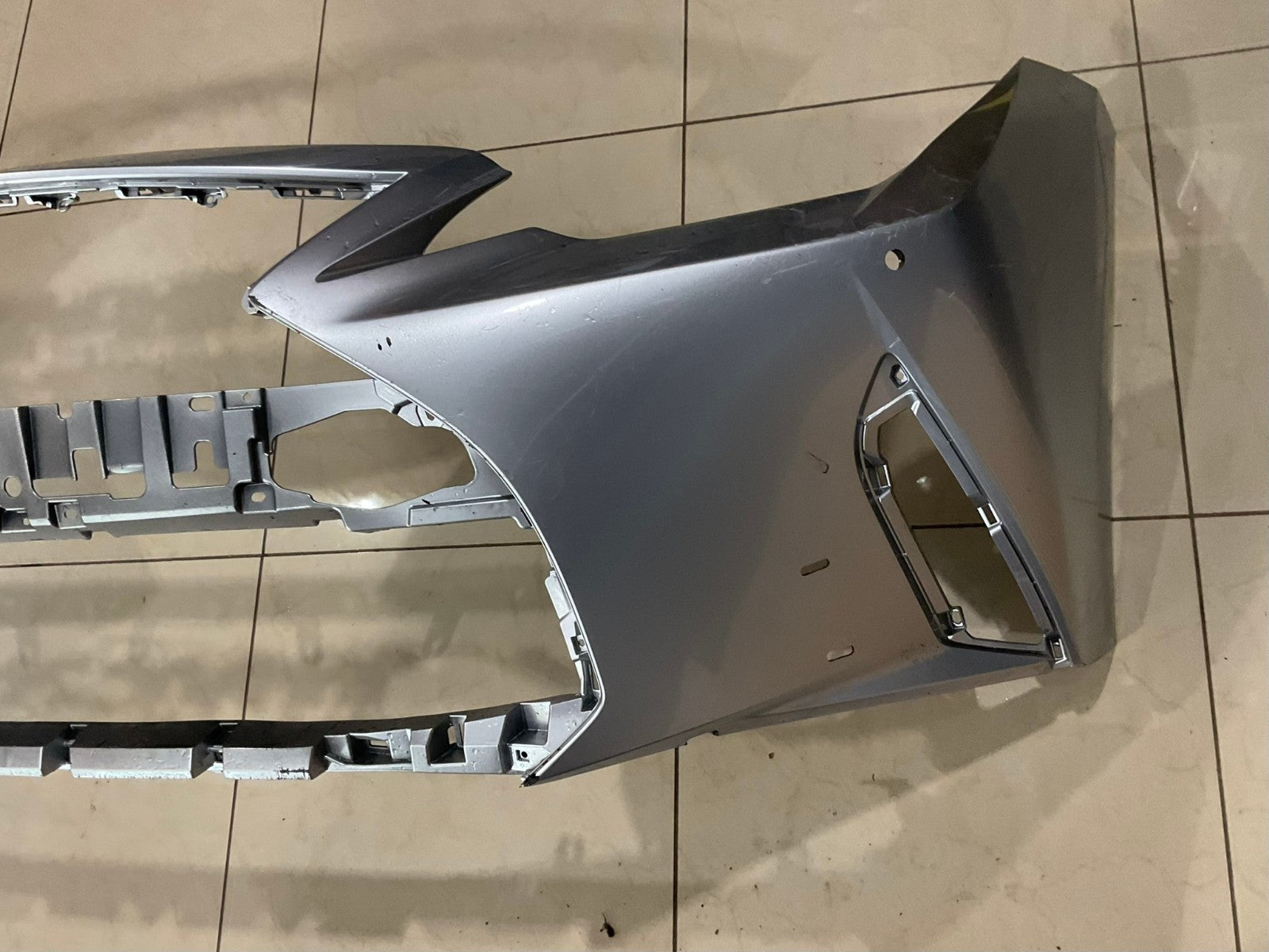 Front Bumper Cover Silver 2021-2023 Lexus IS300 Base 52119+53c80 OEM