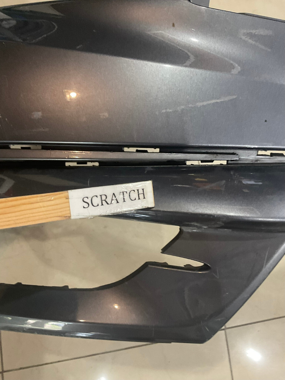 Front Bumper Cover Grey 2017-2020 Acura MDX 71101+tz5+a000 OEM