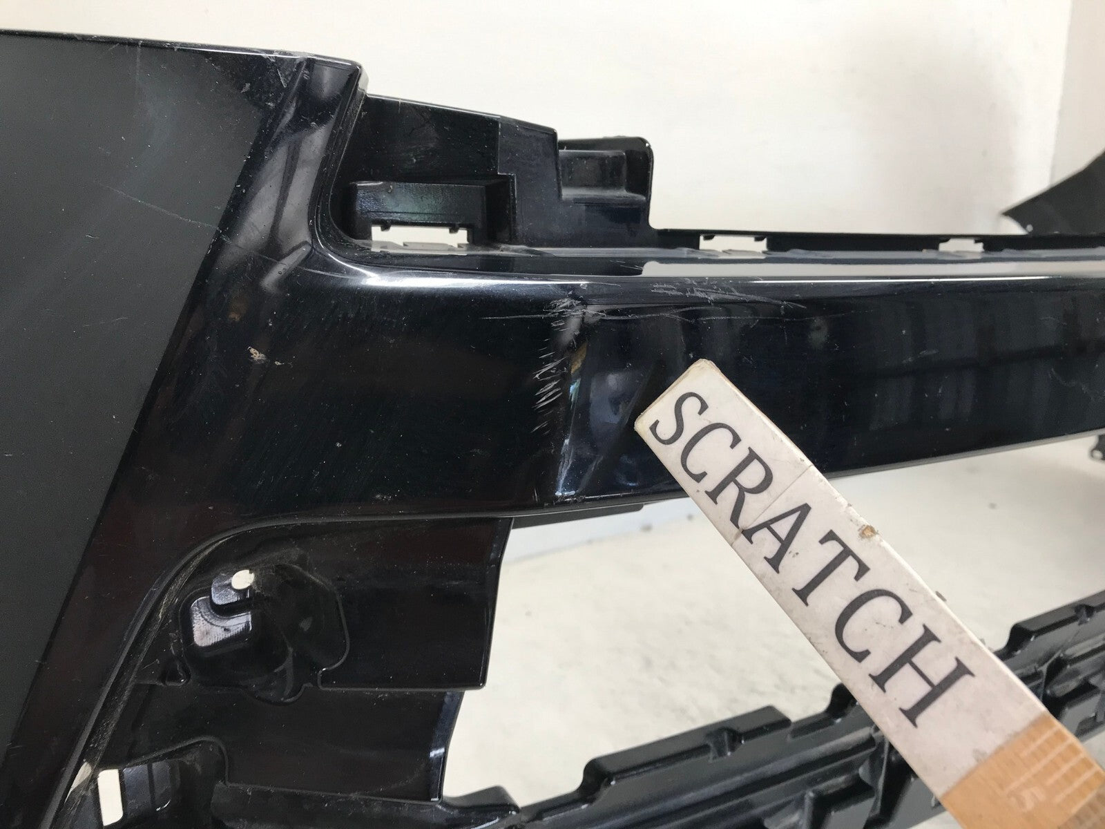 Front Bumper Cover Black 17-2018 Toyota Highlander LE/LE Plus/XLE/SE/Limited OEM