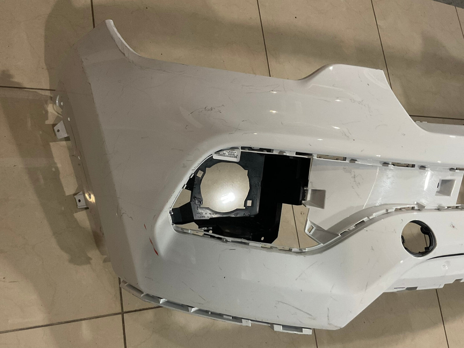 Front Bumper Cover White 2022-2023 Jeep Compass 6WQ70TRMA OEM
