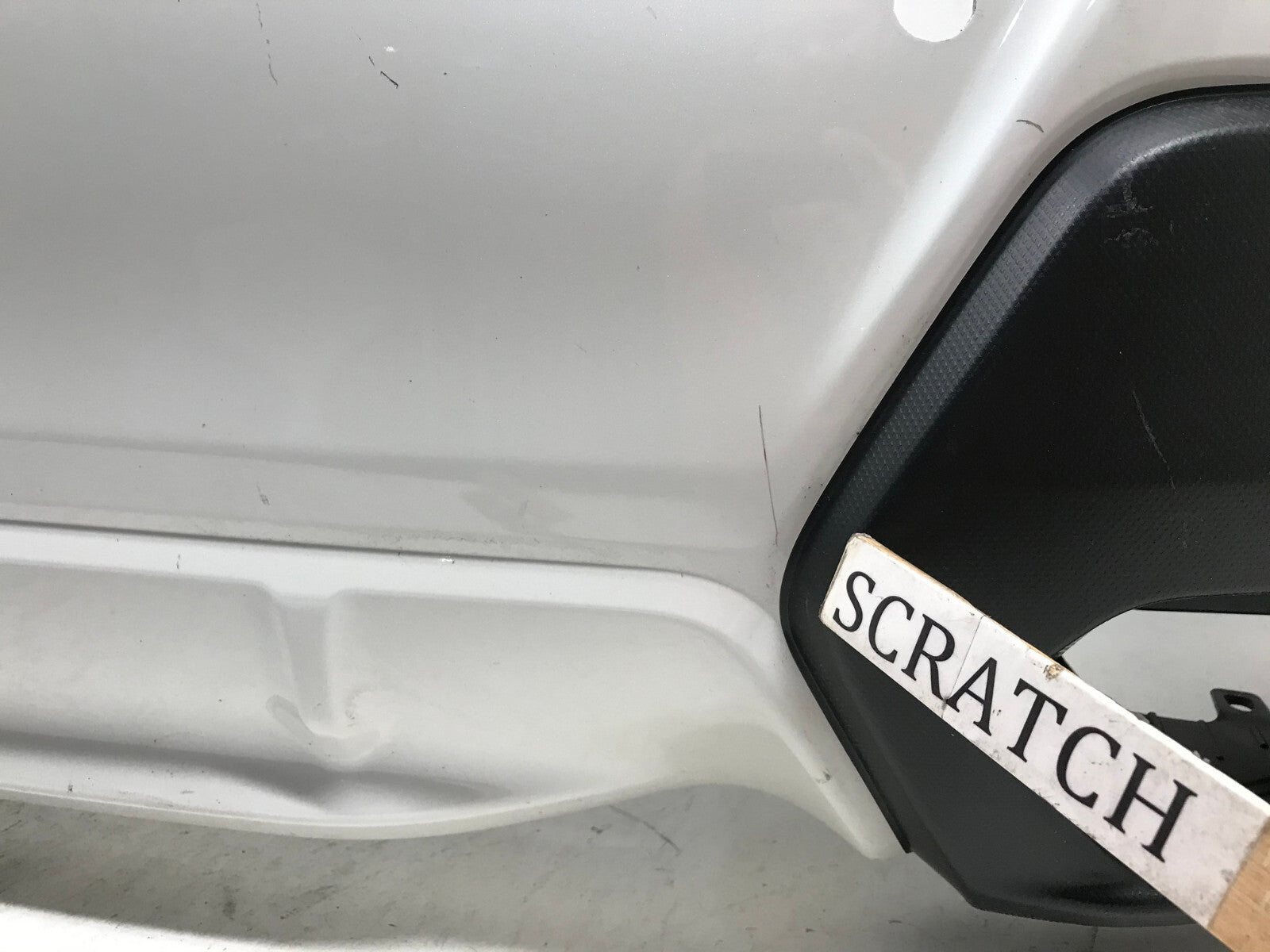 Rear Bumper Cover White 2018-2021 Subaru Crosstrek Base/Prem w/Sensor Holes OEM