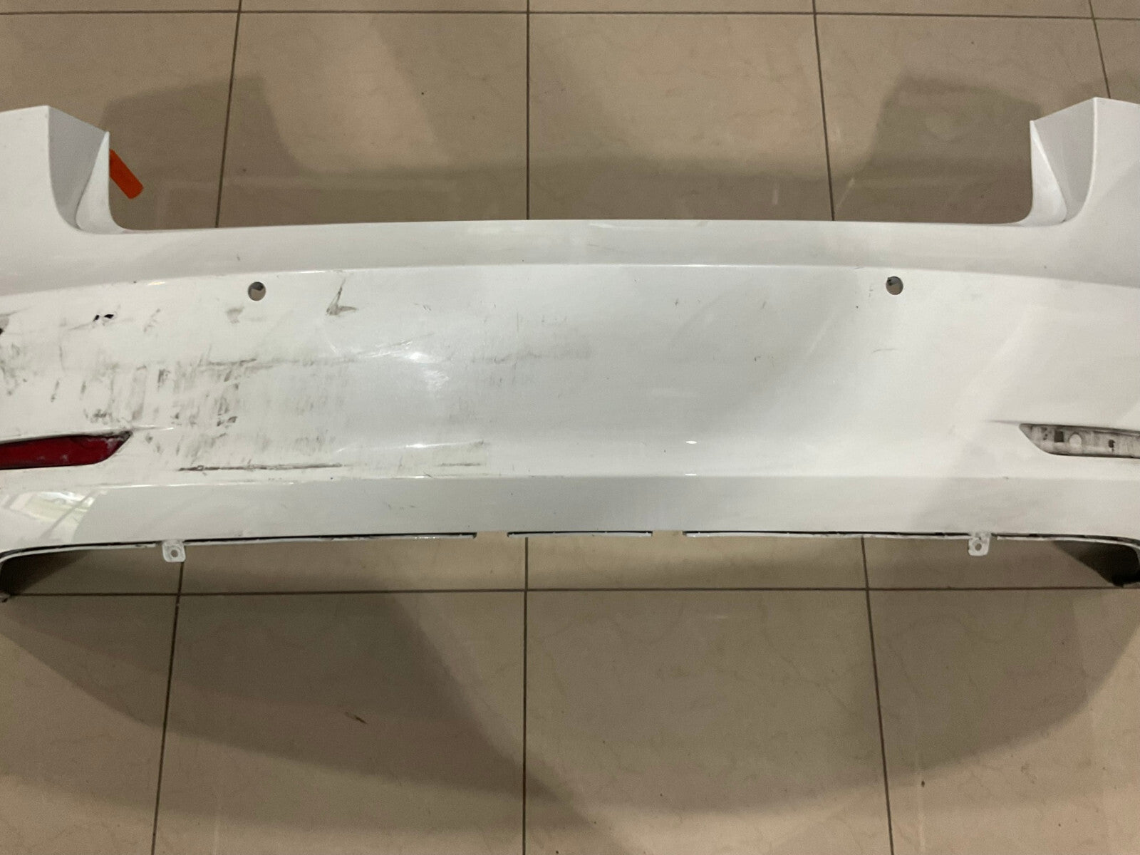 Rear Bumper Cover White 2017 2018 2019 2020 2021 Tesla Model 3 CAPA